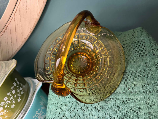 Width: 6 1/2 inches Height: 5 1/2 inches Depth: 5 1/8 inches