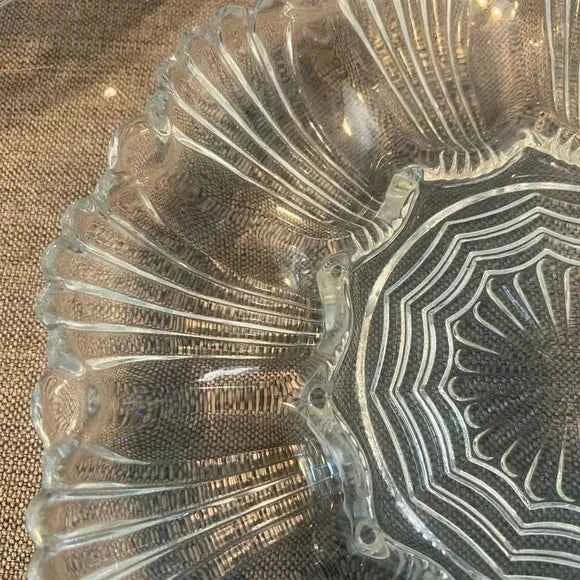 anchor hocking serving platter vintage serveware