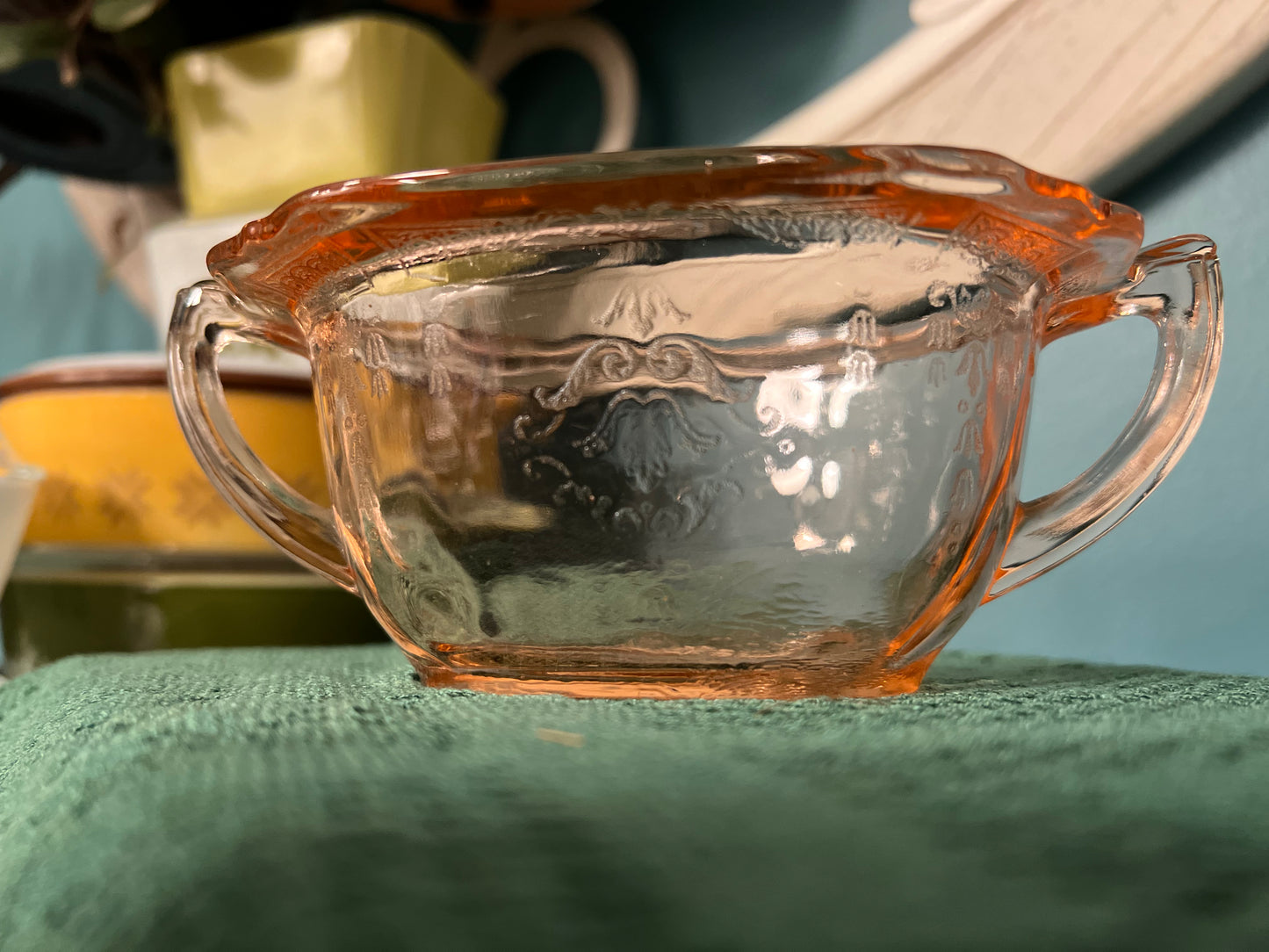 Shabby chic vintage tableware