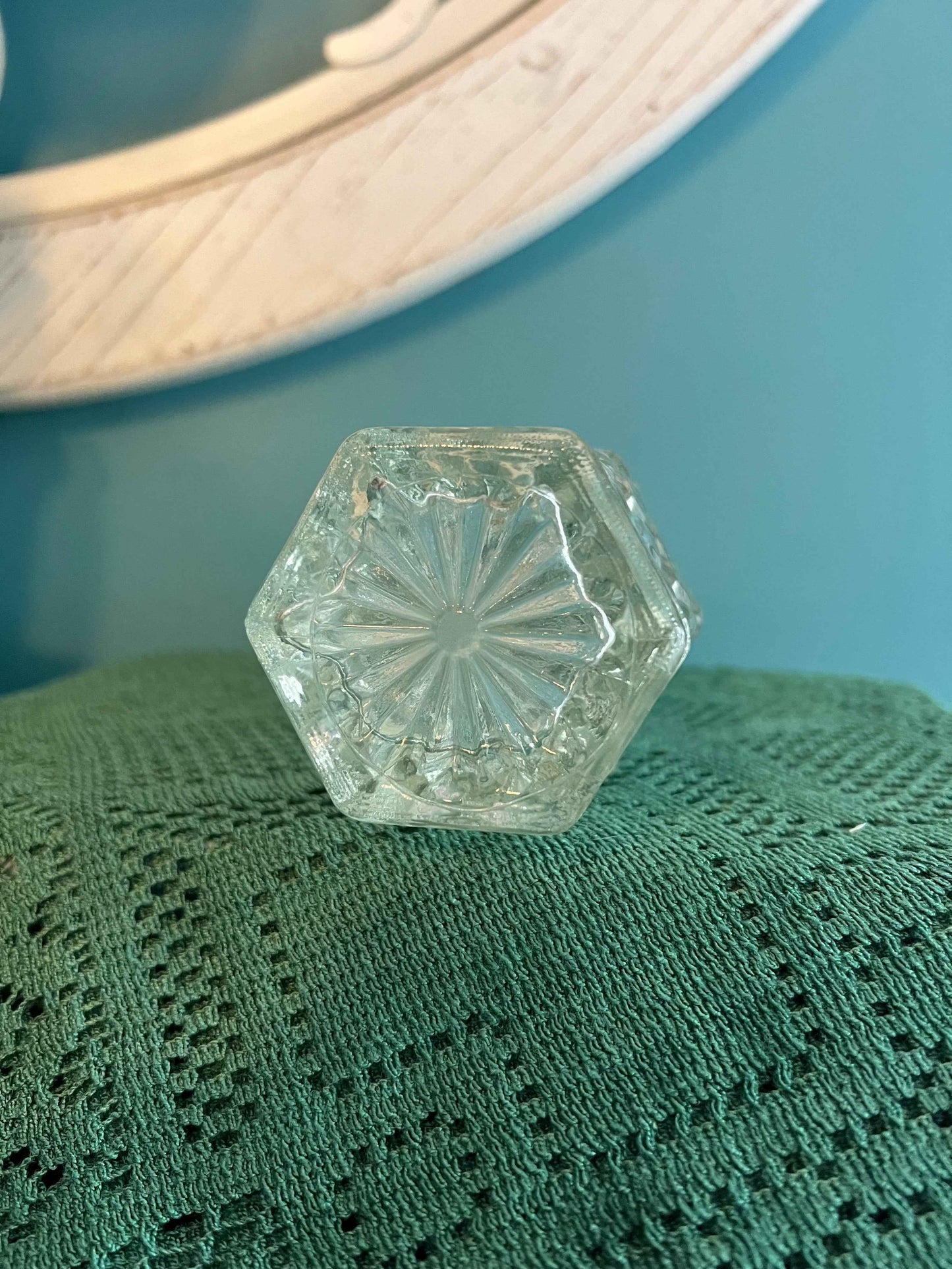 Vintage Anchor Hocking Wexford Bud Vase – 9" Clear Glass Mid-Century Collectible