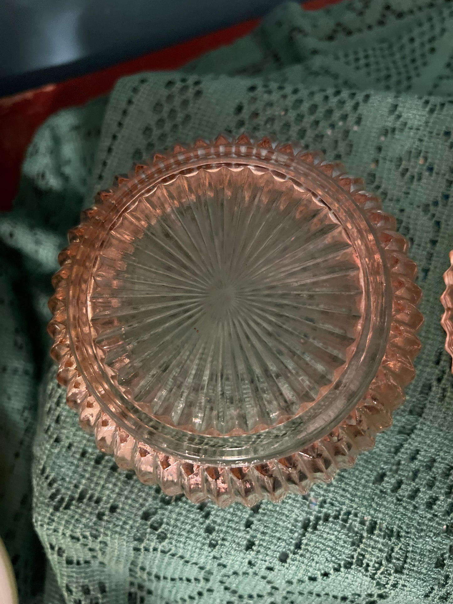 Small collectible Depression glass