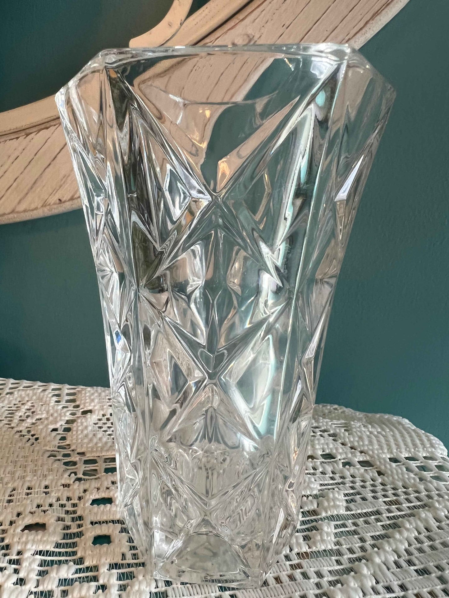Cristal D’Arques Crystal Bud Vases – Vintage Lead Cut Crystal