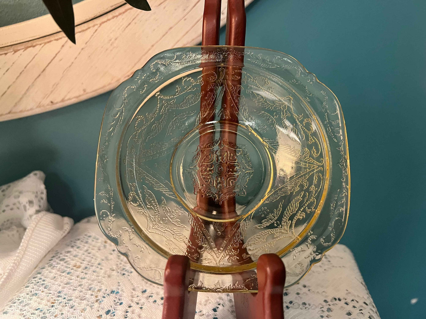 Vintage Federal Glass Amber Soup Bowl | Madrid | Collectible Yellow Depression Glass