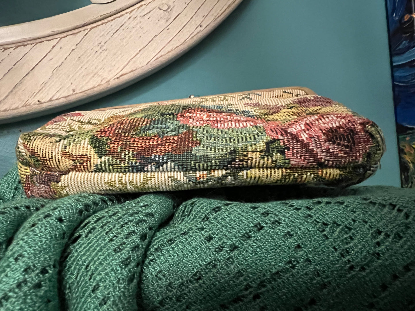 Vintage floral handbag