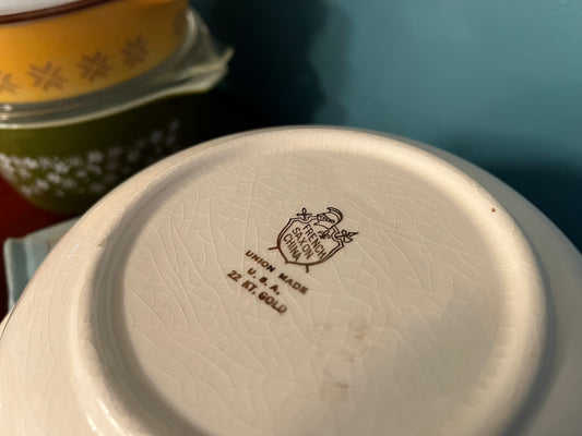 French Saxon collectible bowl