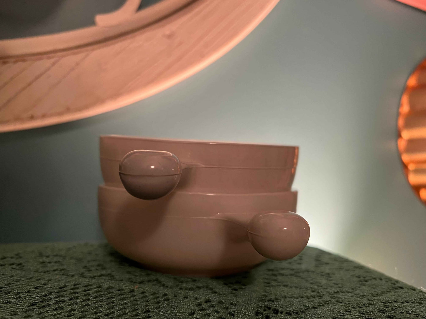 GlasBake Soup Bowl with Handle | Vintage Milk Glass Ovenproof Tableware