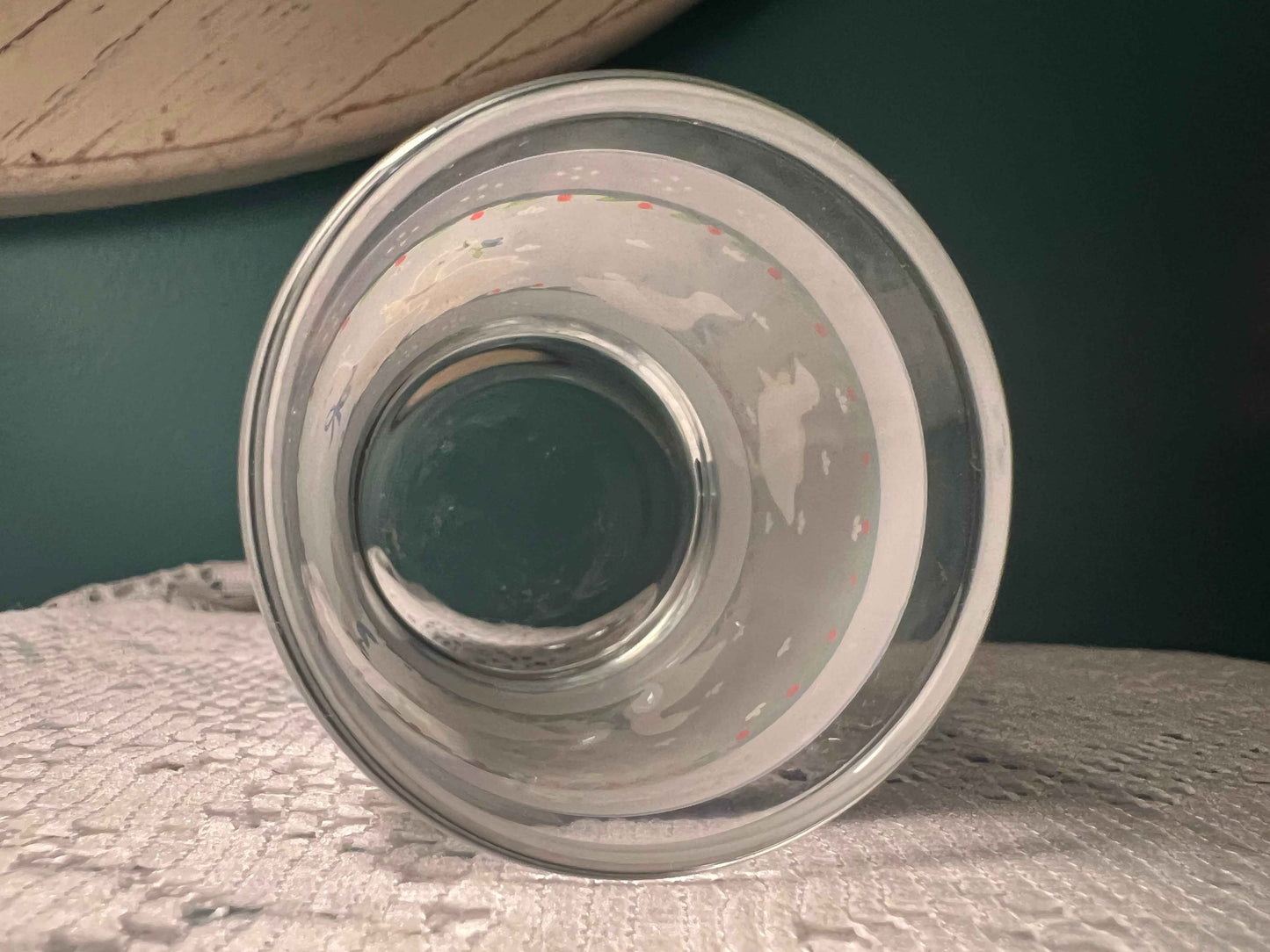 Vintage Goose Tea Light Candle Holder | Small Votive | Collectible Glassware