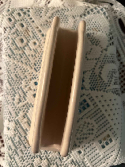 Vintage Pfaltzgraff Remembrance Napkin Holder – Pink & White Flowers