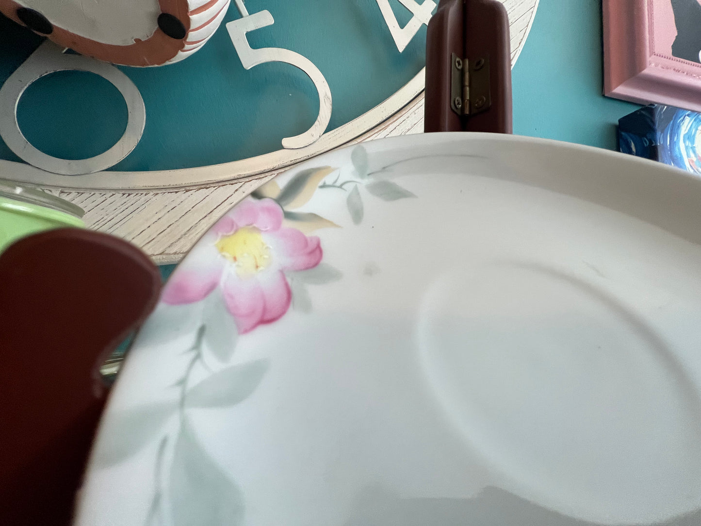 Noritake Azalea Saucer with Gold Trim – Vintage Fine China