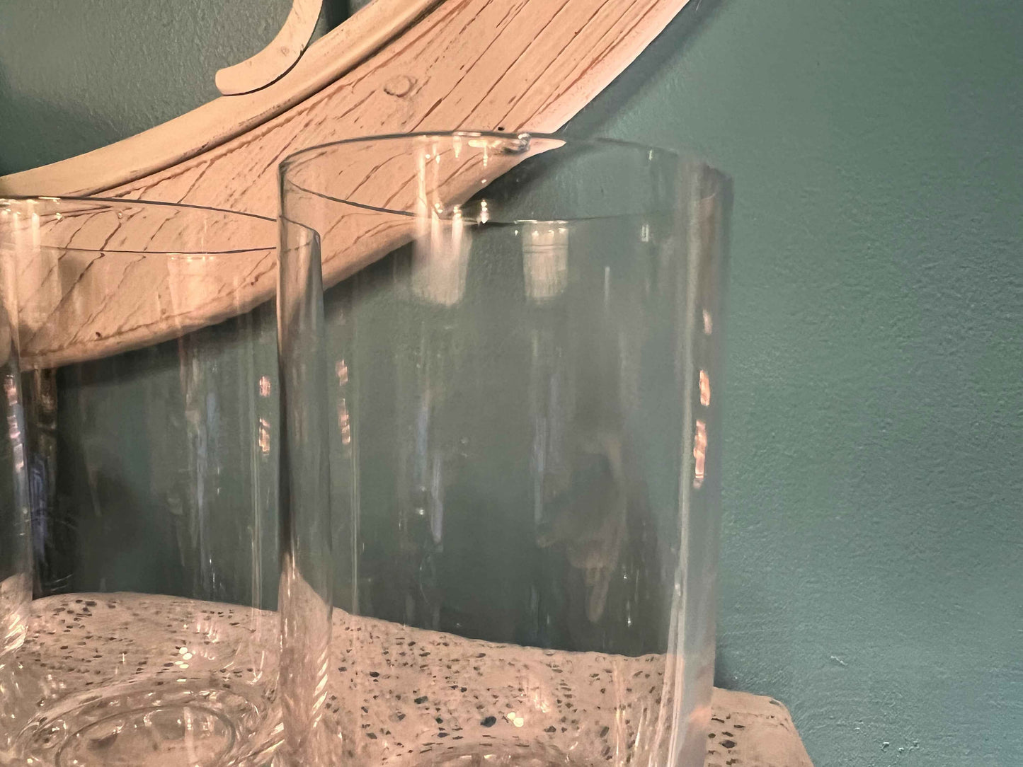 Vintage Imperial Glass Candlewick Clear Footed Tumbler | Set of 6 | 10 Oz