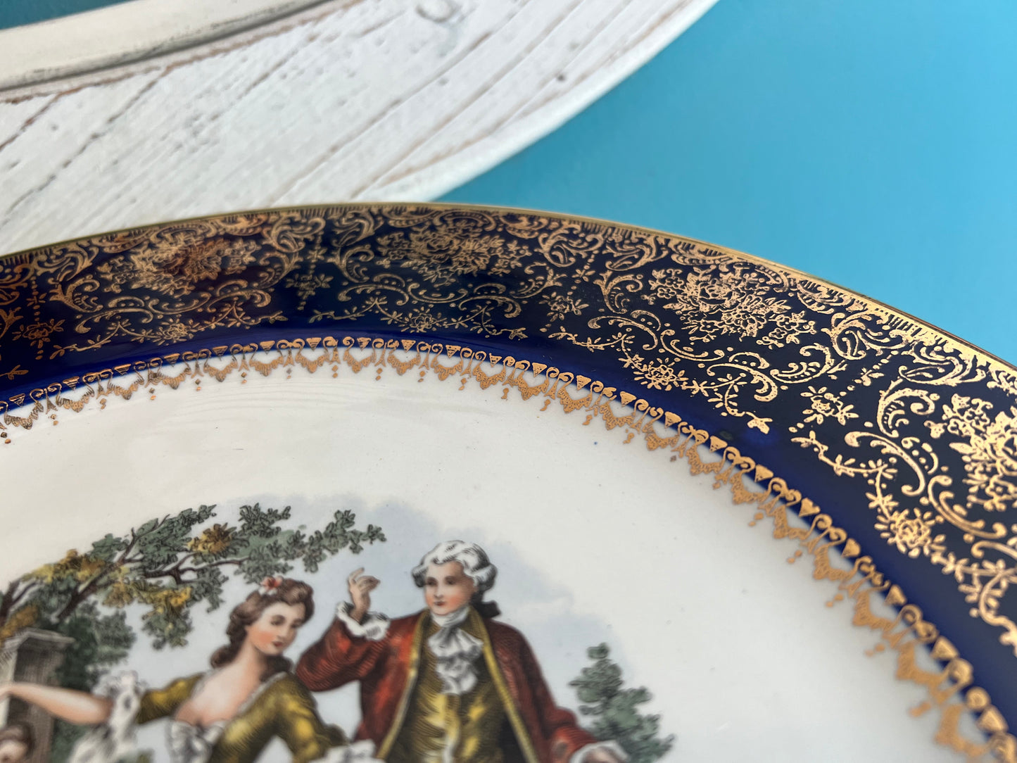 Vintage American china decorative charger