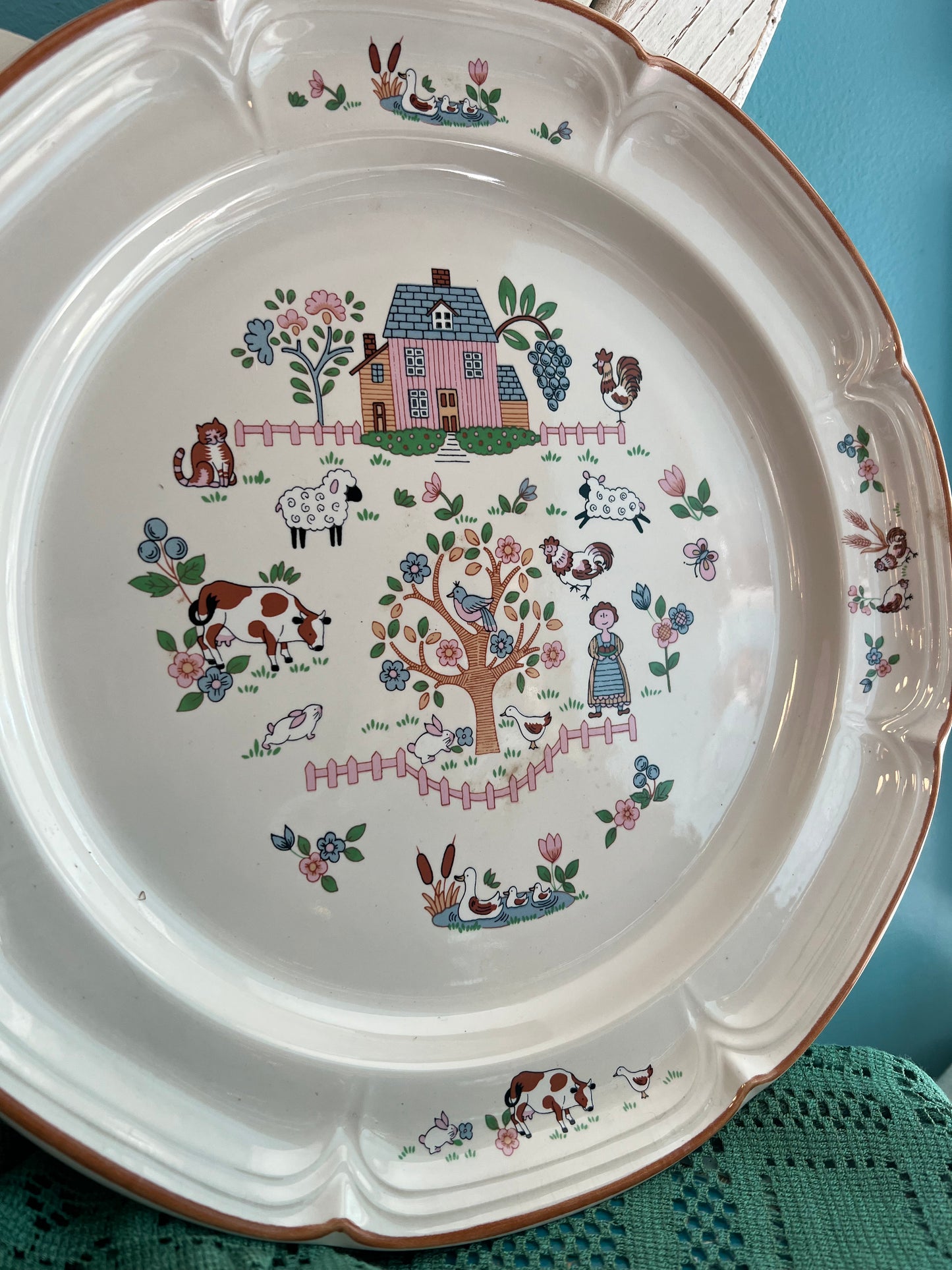 Collectible Jamestown China large dinner plate