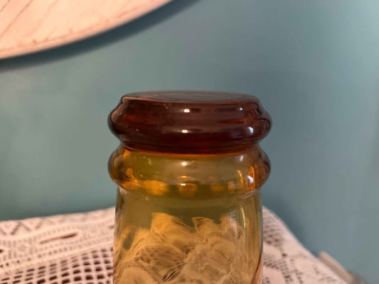 Vintage Libbey Amber Glass 12 oz Tumbler – 1970s Retro Highball Cocktail Glass Replacement Libbey Glass