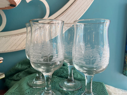 Arby’s Winter Wonderland glasses