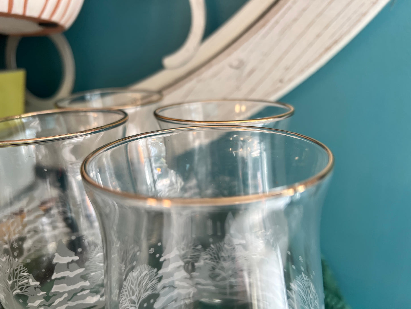 Arby’s Winter Wonderland glasses
