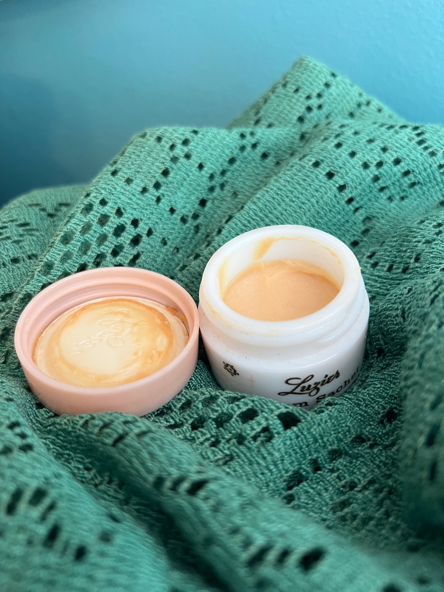 Vintage cosmetic bottle with original product