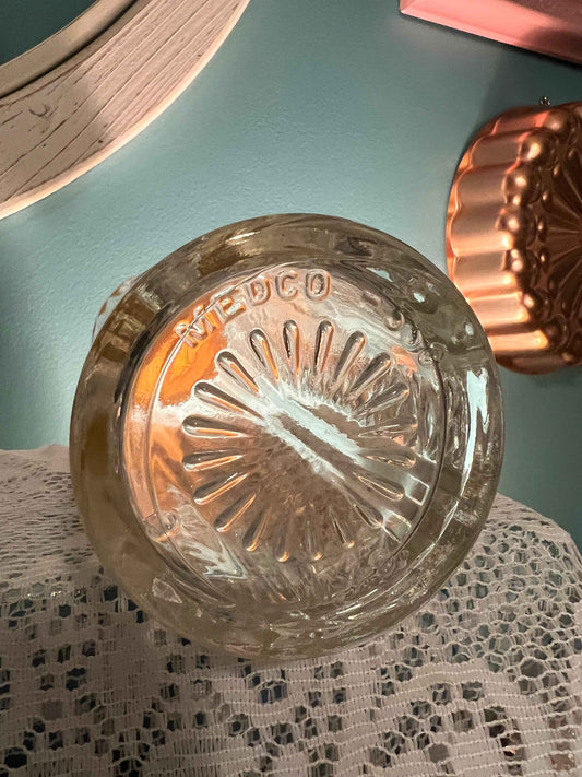 Vintage 1930s Medco βSkyscraperβ Art Deco Glass Cocktail Shaker β Dial-a-Drink Lid, 12β