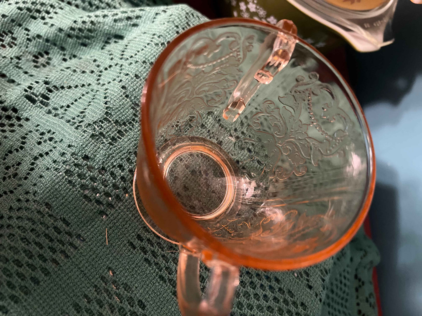 MacBeth-Evans Pink American Sweetheart Open Sugar Bowl – Depression Glass