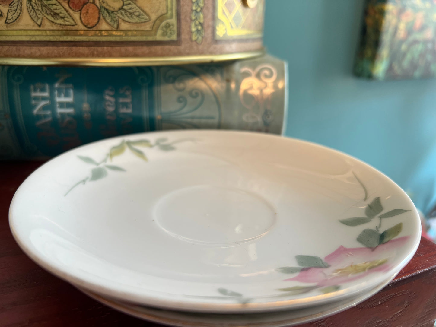 Vintage Noritake Azalea pattern saucer for tea set or display