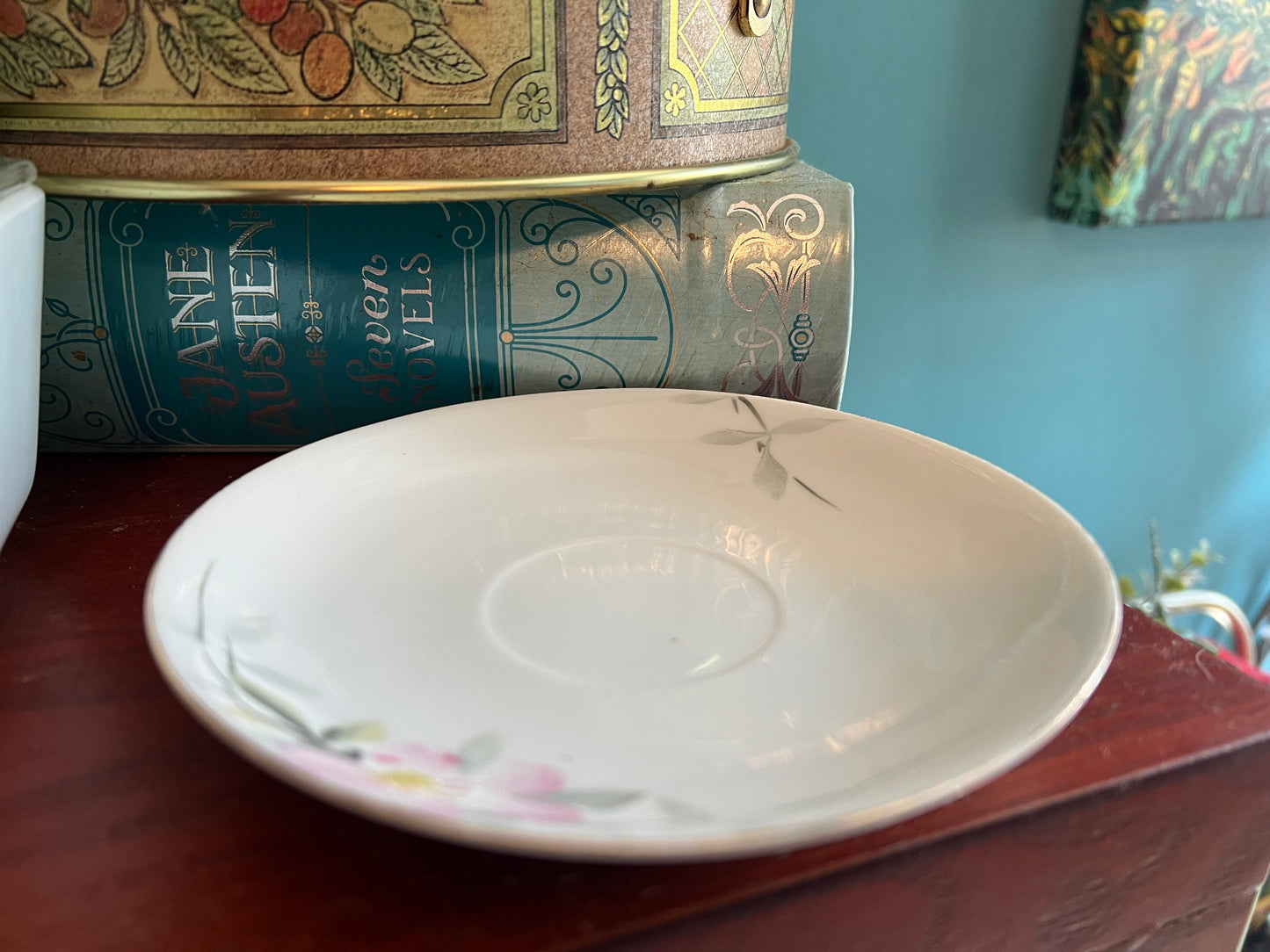 Collectible Noritake Azalea saucer, elegant vintage china