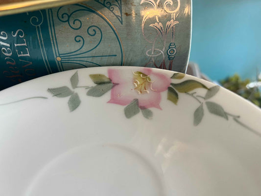 Vintage Noritake Azalea Saucer with Gold Trim | Fine China for Tea Service | Noritake Replacement
