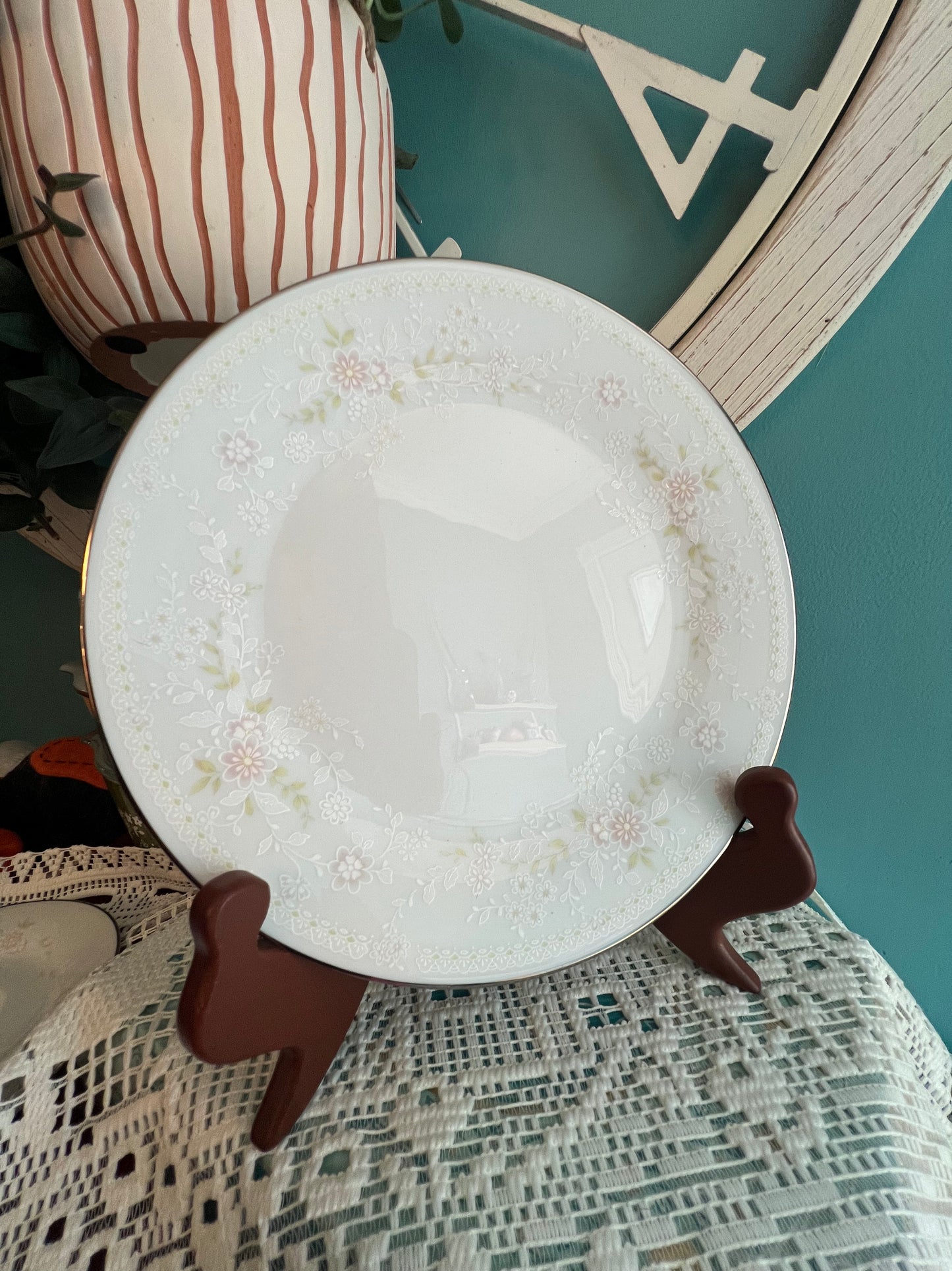 Vintage Noritake Temptation Salad Plate for Wedding or Display