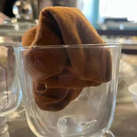 Vintage Patrón Tequila XO Café Glass Handled Pedestal Coffee Mugs – Set of 2 – Barware Collectible