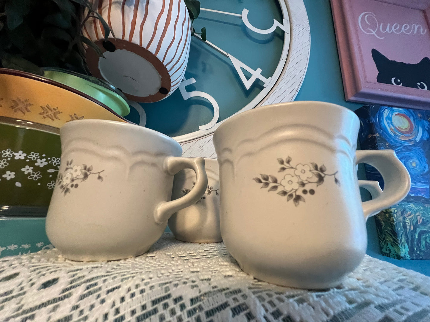 Collectible Heirloom pattern Pfaltzgraff coffee or tea cup