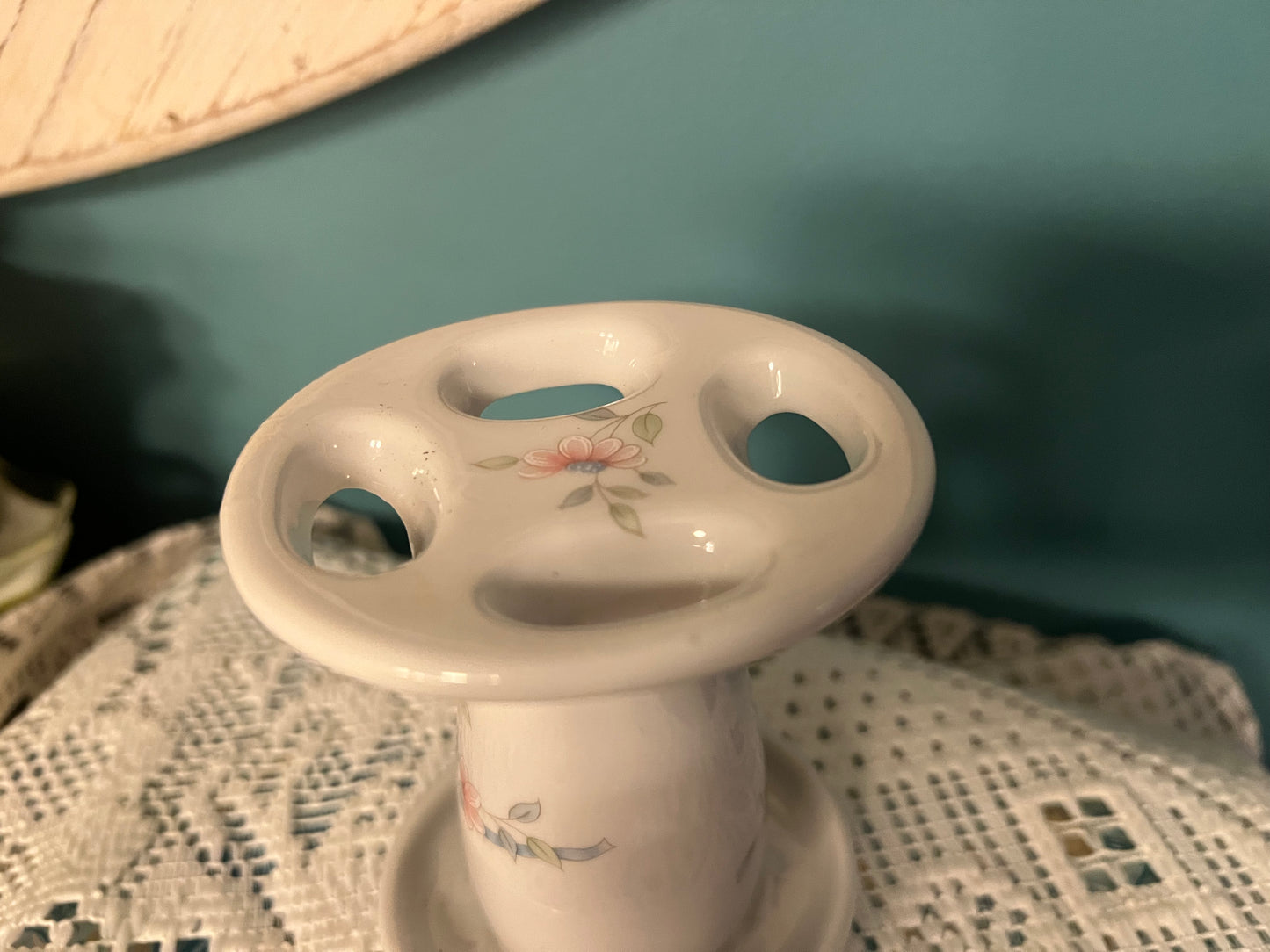 Collectible Princess House Floral Ribbon décor pieces