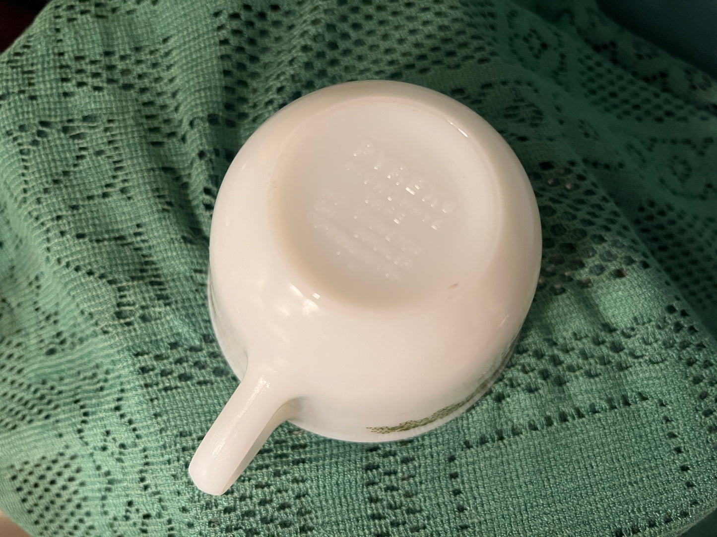 Collectible Corning USA Pyrex coffee mug 1 cup capacity