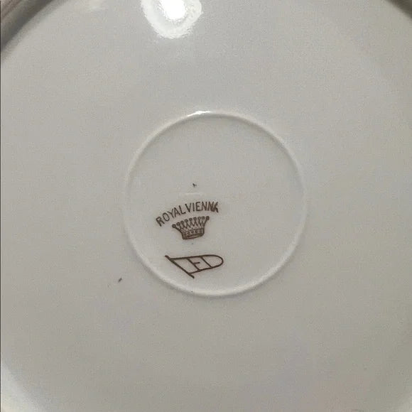 Elegant hand-painted plate for display or special occasion