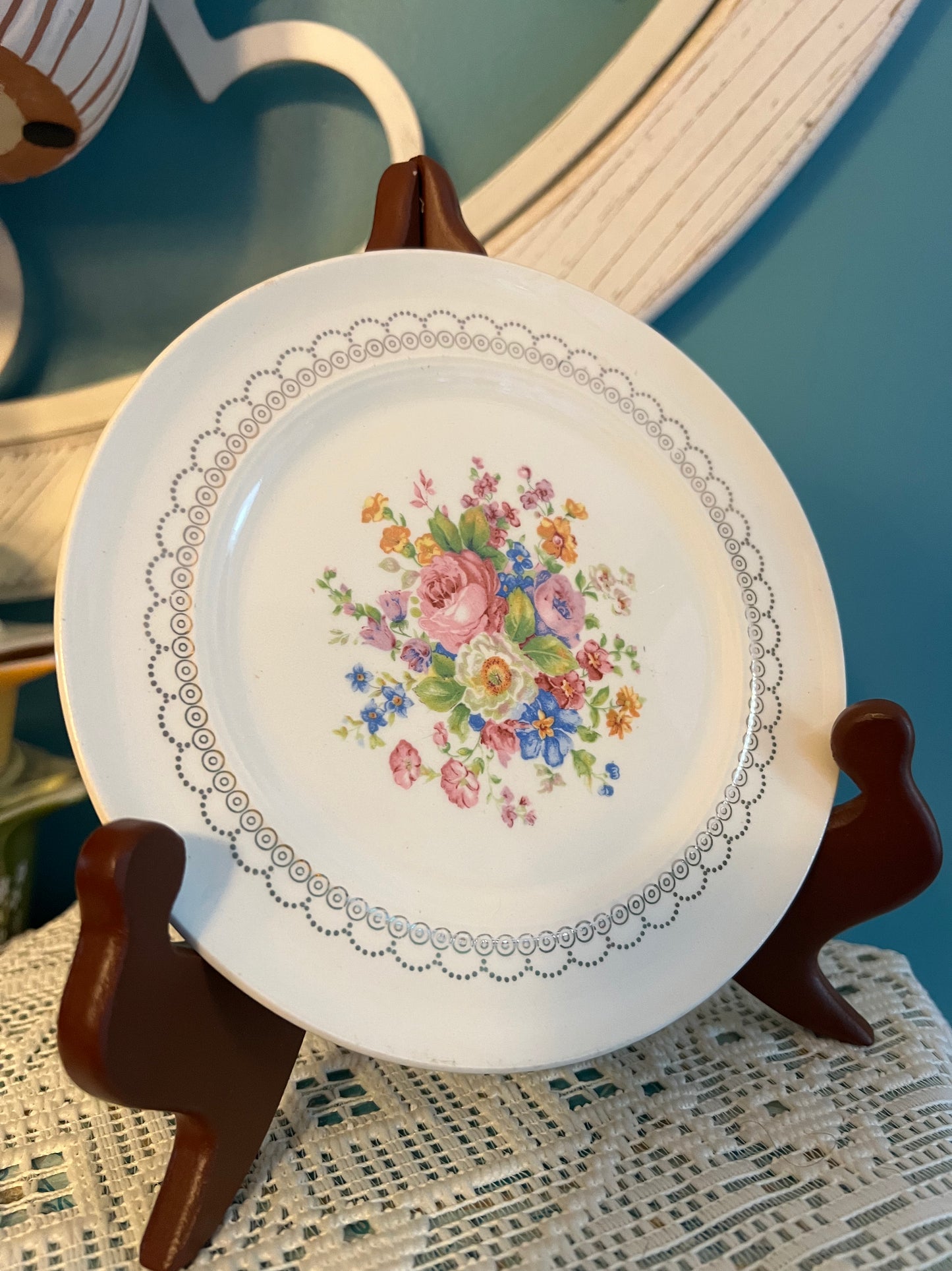 Vintage 23K gold trim tableware