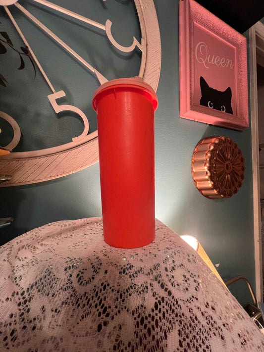 Vintage Tupperware #262 1 Qt Juice & Storage Container – Bright Orange, 40 oz, 1970s