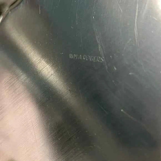 Vintage Wm A Rogers by Oneida Ltd 5.75” Round Scalloped Edge Silver Plate Bowl