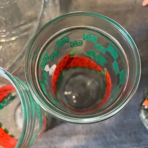Vintage Anchor Hocking Watermelon Cups