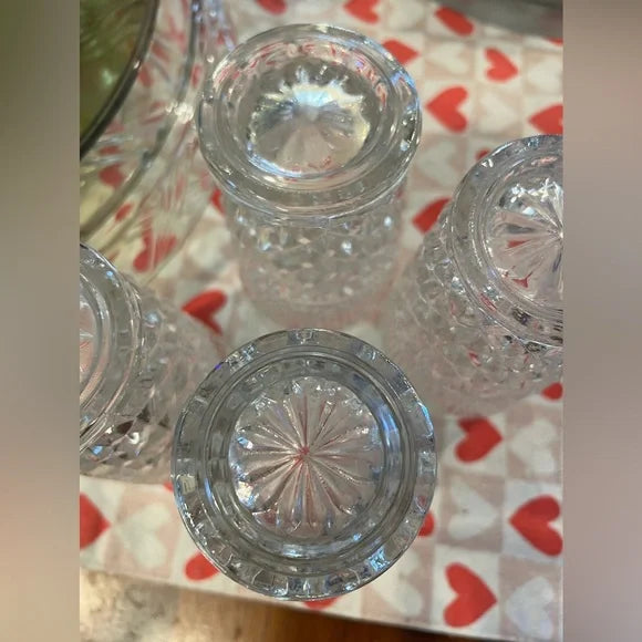 Wexford Diamond Pressed Crystal Glasses