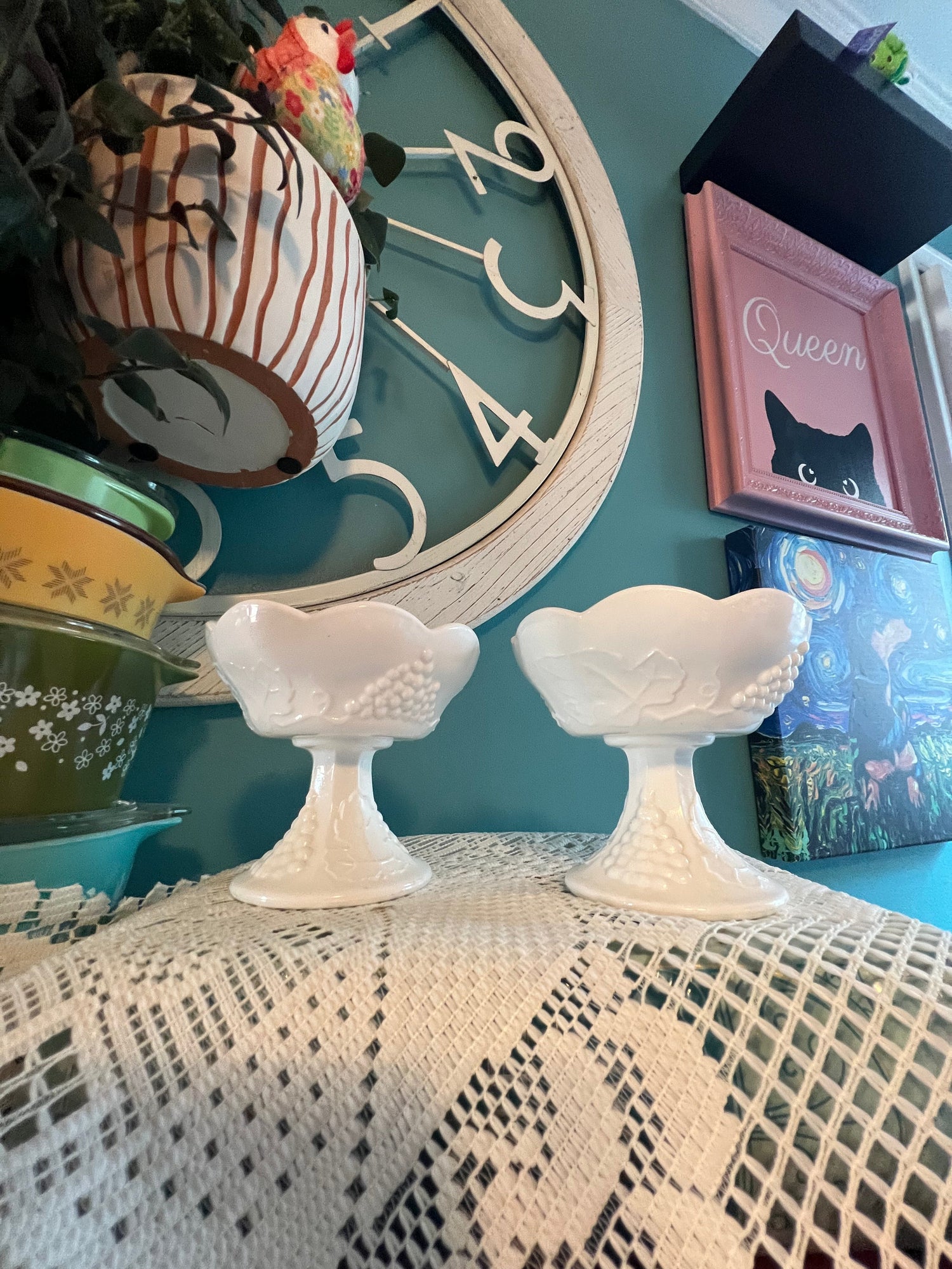Milk Glass Collection – Vintage Bowls, Cups & Collectibles - Dusty Treasures