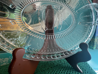 Rare 19th century Adams & Co. bread serving set