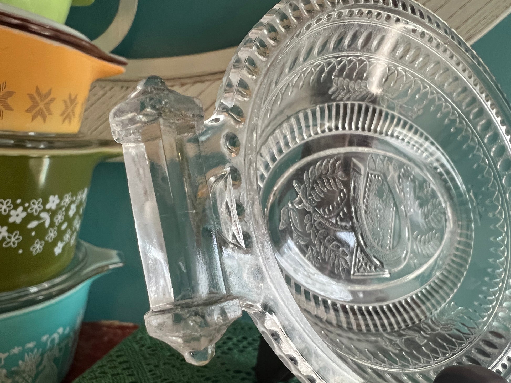 1881 Adams & Co. Horseshoe pattern tray collectible