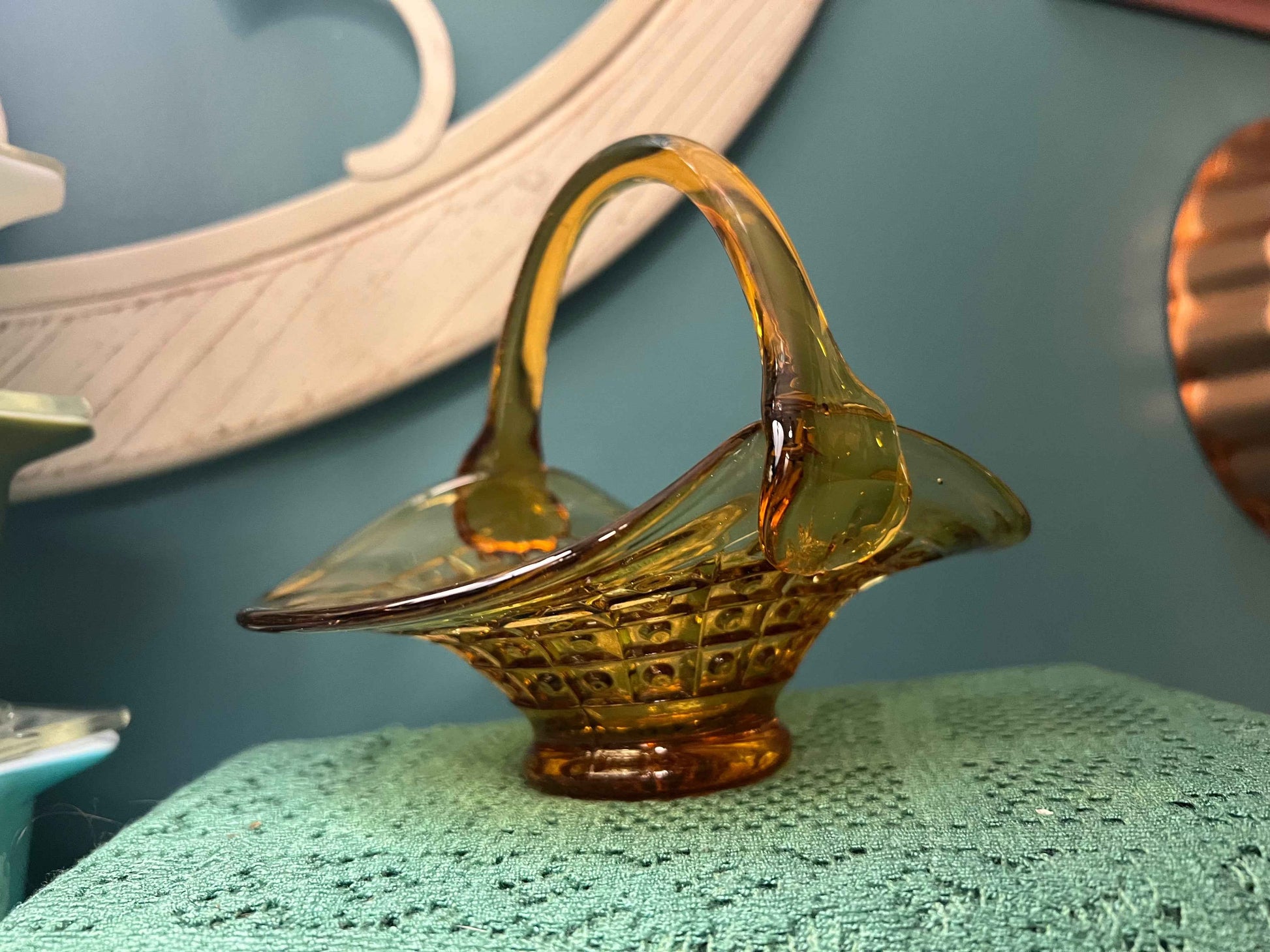 Width: 6 1/2 inches Height: 5 1/2 inches Depth: 5 1/8 inches