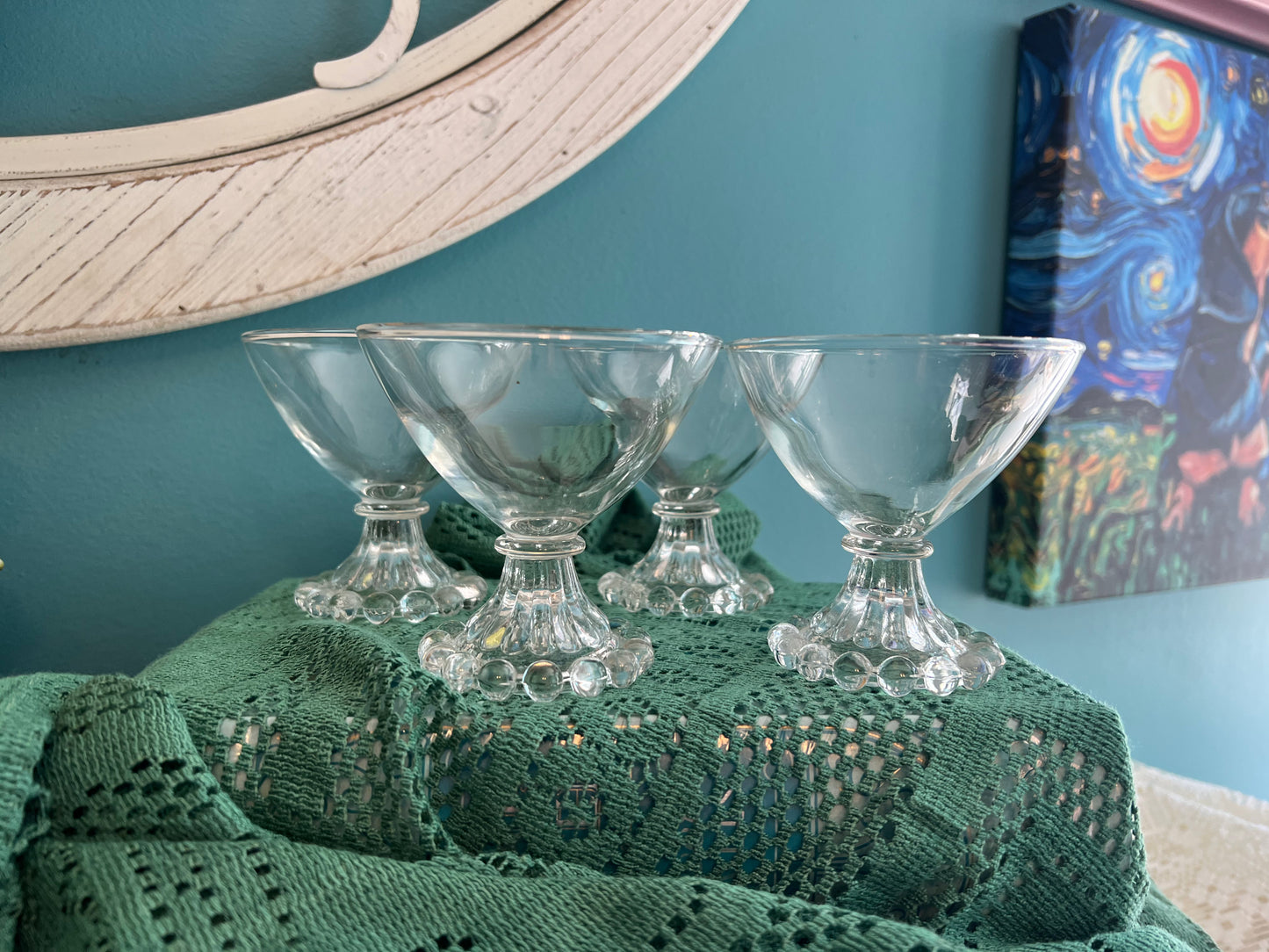 Vintage Anchor Hocking Berwick Boopie juice or wine glass 4.5 inches