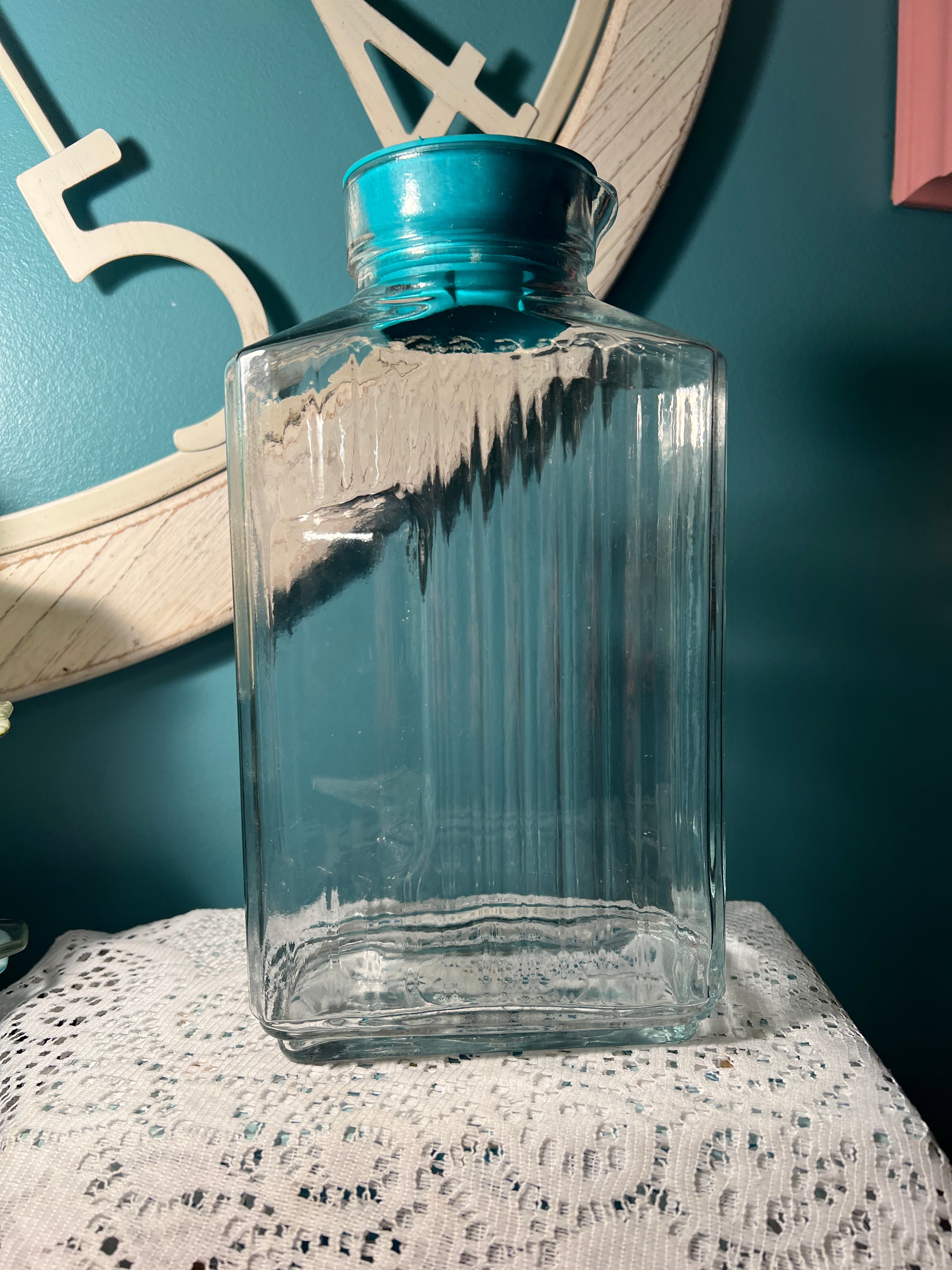 Vintage Anchor Hocking Bistro Juice Pitcher | Teal Sleeve 64 oz – Dusty ...
