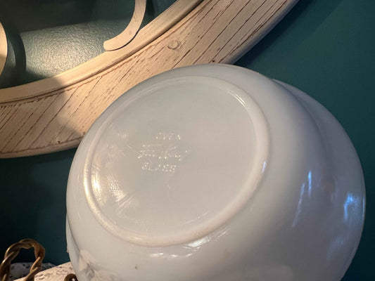 Vintage Anchor Hocking Fire-King Swirl Azurite Blue Glass Bowls | Set of 3 | Collectible Glassware