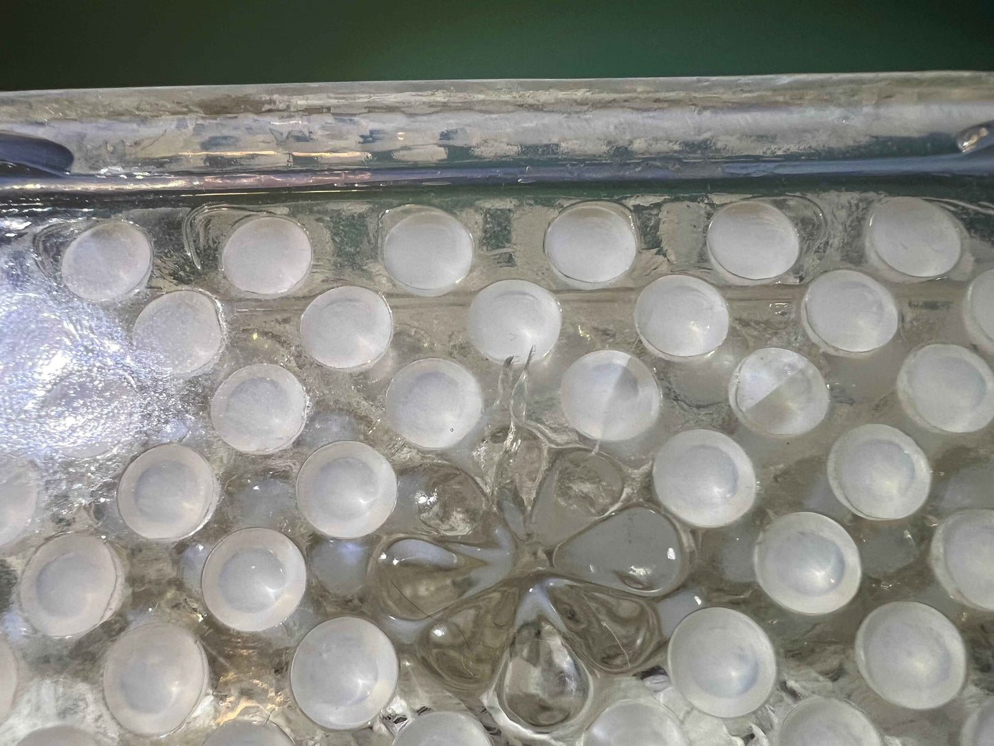 Vintage Anchor Hocking Moonstone Opalescent Glass Lidded Trinket Box | Hobnail