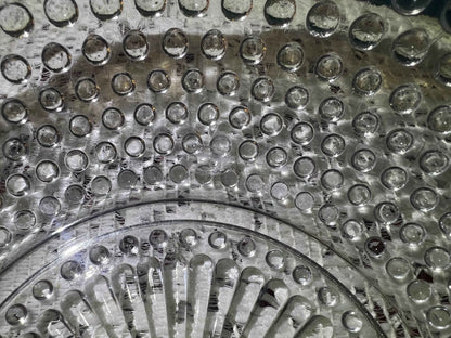 Vintage Anchor Hocking Hobnail Opalescent Serving Bowl | Moonstone Style Glass