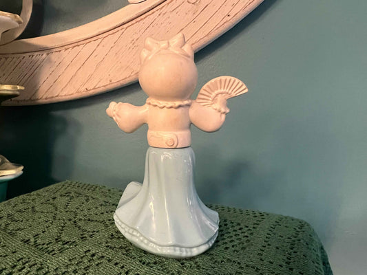 Vintage Avon 1976 Felina Fluffles Pink & Pretty Cologne | Collectible Perfume Bottle