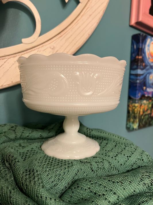 Collectible milk glass