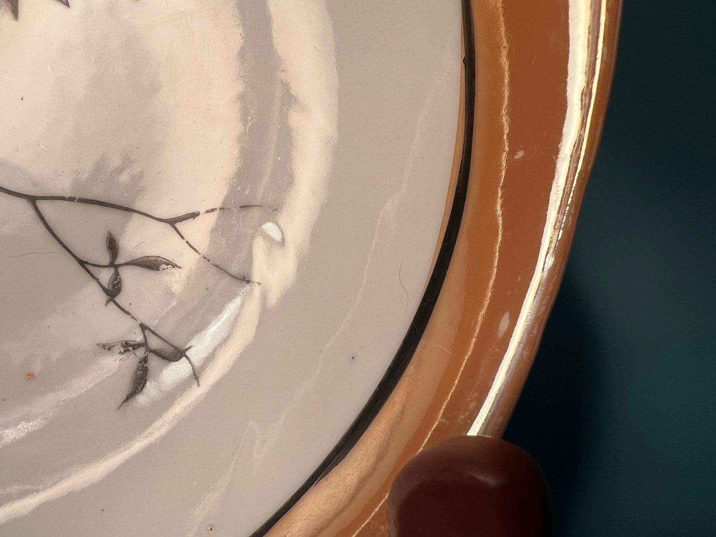 Lusterware Chikaramachi Japanese Bowl | Birds & Flowers | Vintage Mid-Century Dishware