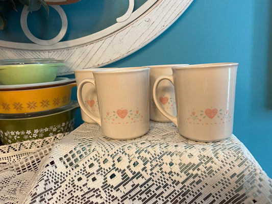 Corelle Forever Yours coffee mugs