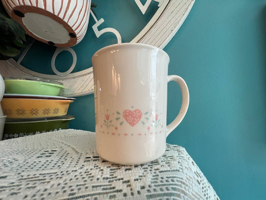 Set of 4 Corelle Forever Yours coffee mugs